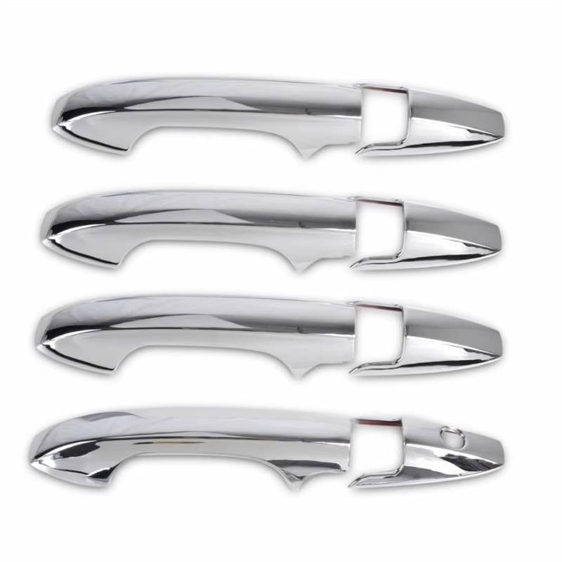 TONMHXA Kompatibel Mit Civic FD 2006-2011 Gen 8. Autotürgriffschalenabdeckung Dekorverkleidung Stylingzubehör Kohlefaser Für Chromaußenseite Auto Türgriff Abdeckung(Chrome,Door Handles) von TONMHXA
