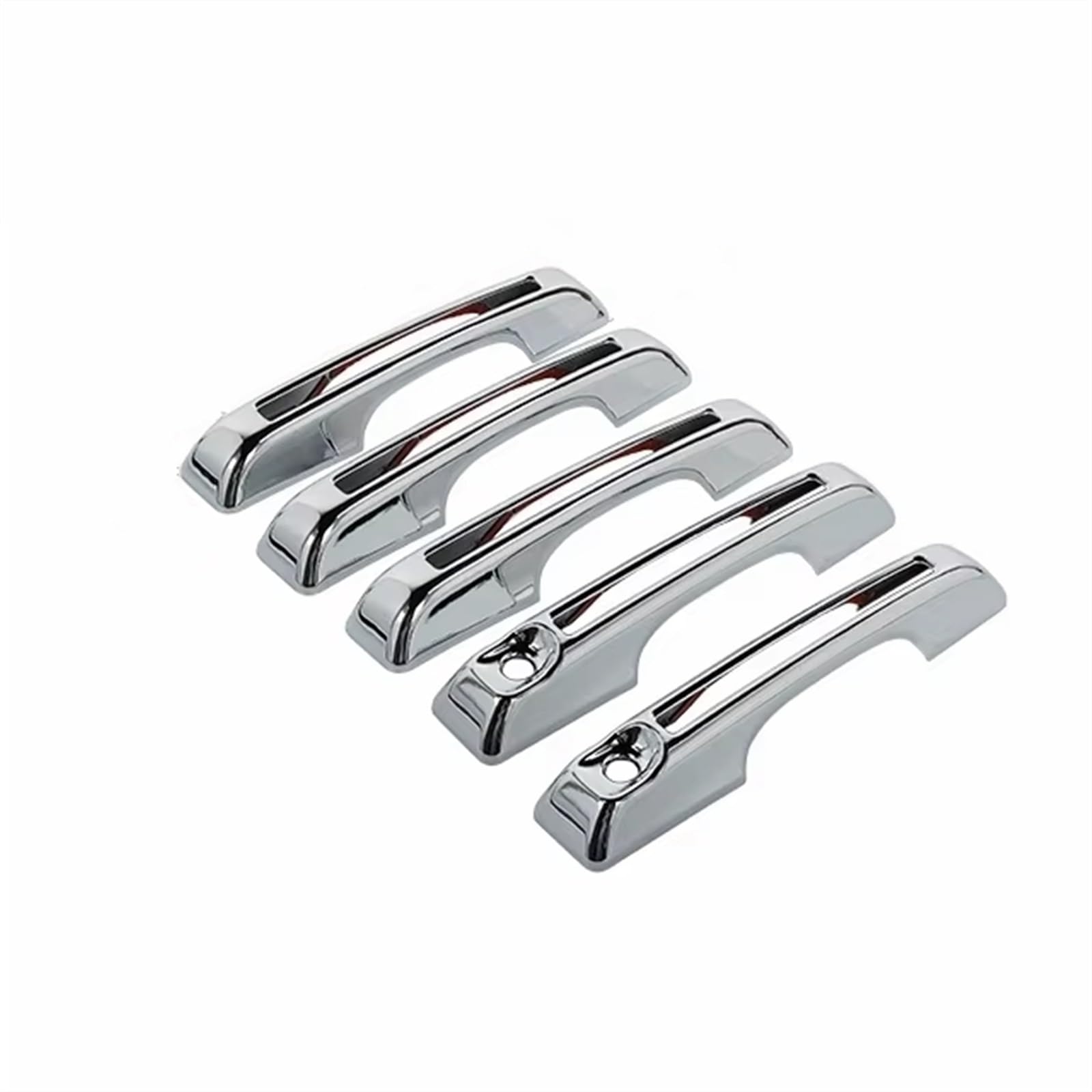 TONMHXA Kompatibel Mit Ford Für Bronco Sport 2021 2022 2023 2024 Auto-Außentürgriffschale Dekorationsabdeckung Außenzubehör Auto Türgriff Abdeckung(Chrome,5 Door Handle) von TONMHXA