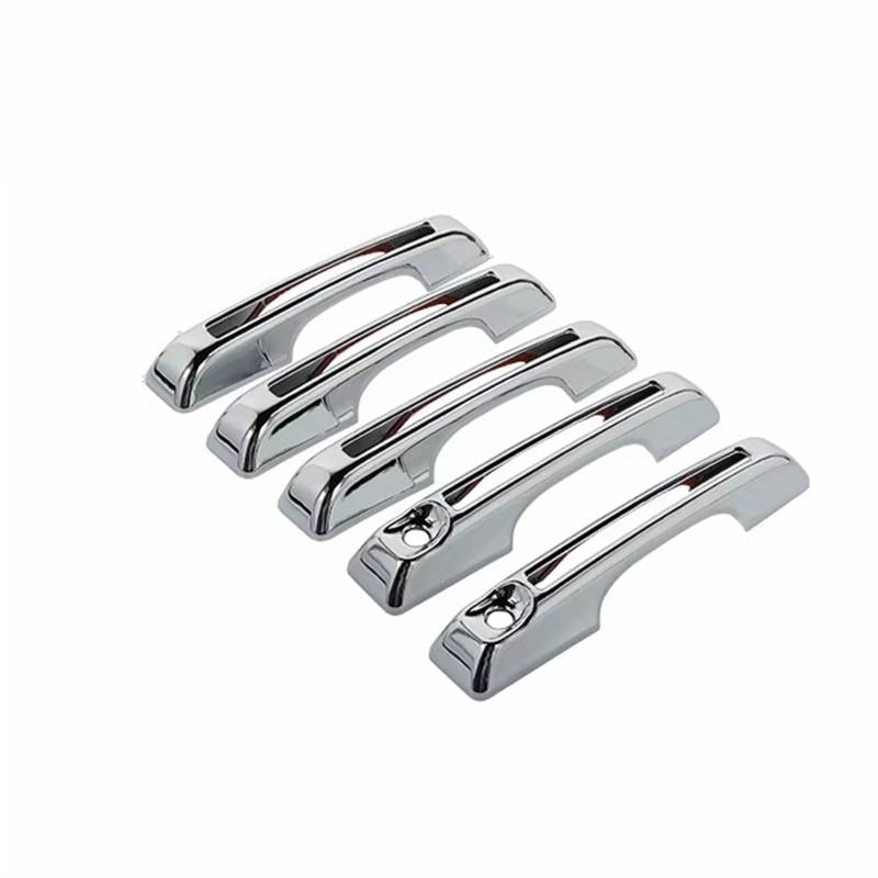 TONMHXA Kompatibel Mit Ford Für Bronco Sport 2021 2022 2023 2024 Auto-Außentürgriffschale Dekorationsabdeckung Außenzubehör Auto Türgriff Abdeckung(Chrome,5 Door Handle) von TONMHXA