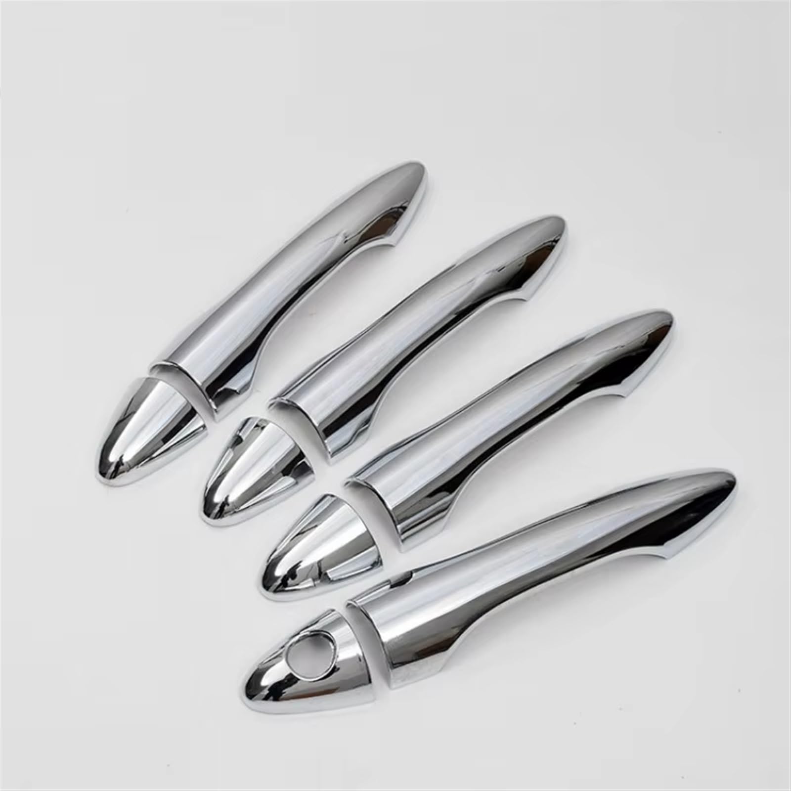 TONMHXA Kompatibel Mit Hyundai Für IX35 Für Tucson 2009 2010 2011 2012 2013 2014 Autotürgriffabdeckung Zieraufkleber Zubehör Auto Türgriff Abdeckung(Chrome) von TONMHXA