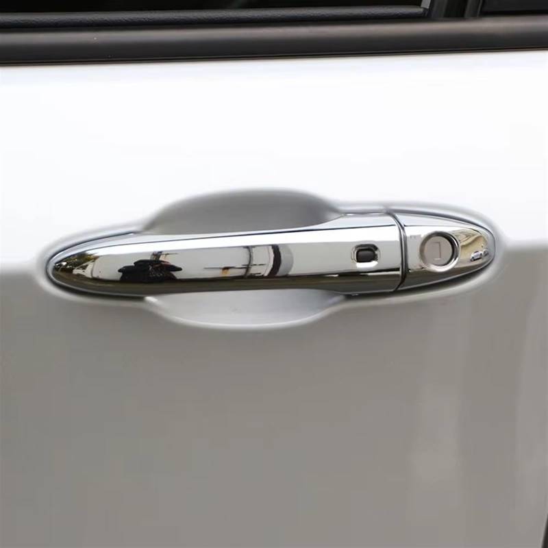 TONMHXA Kompatibel Mit Jeep Für Compass Der Zweiten Generation 2017 2018 2019 Zubehör ABS Autotürgriff Schutzabdeckungen Auto Türgriff Abdeckung(with smart Hole) von TONMHXA