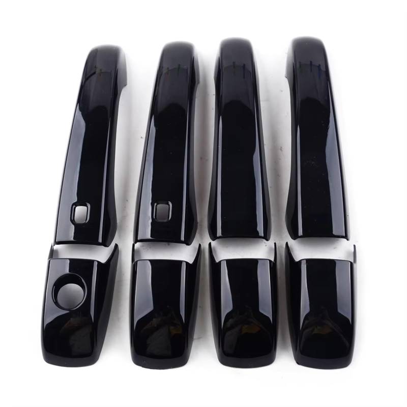 TONMHXA Kompatibel Mit Jeep Für Grand Für Cherokee 2011 2012 2013 2014 2015 2016–2019. Auto-Glanzschwarz-Türgriffabdeckung, Außenzubehör Auto Türgriff Abdeckung von TONMHXA