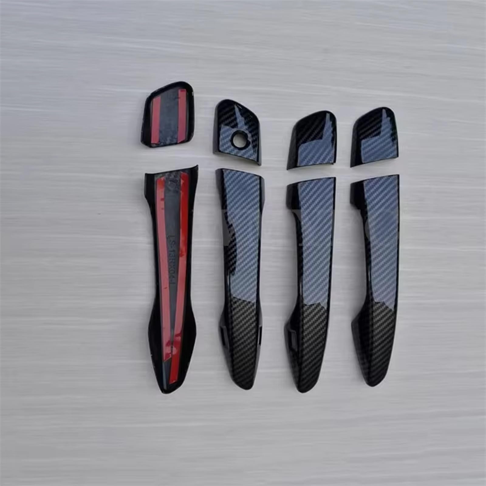 TONMHXA Kompatibel Mit Lexus RX 270 350 2009 2010 2011 2012 2013 2014 2015 Chrom-Türgriffabdeckung, Zierleiste, Autozubehör Auto Türgriff Abdeckung(Carbon Fiber) von TONMHXA