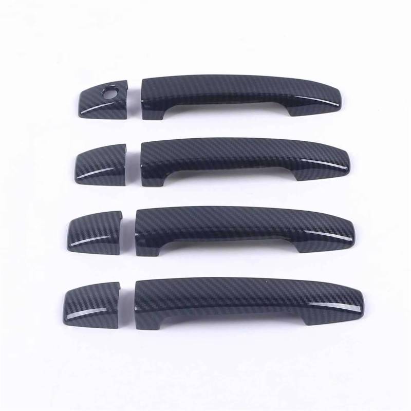 TONMHXA Kompatibel Mit Subaru Für Forester SH 2008 2009 2010 2011 2012 Autotürgriffabdeckung Zierleisten Auto-Styling-Zubehör Auto Türgriff Abdeckung(Carbon Fiber) von TONMHXA