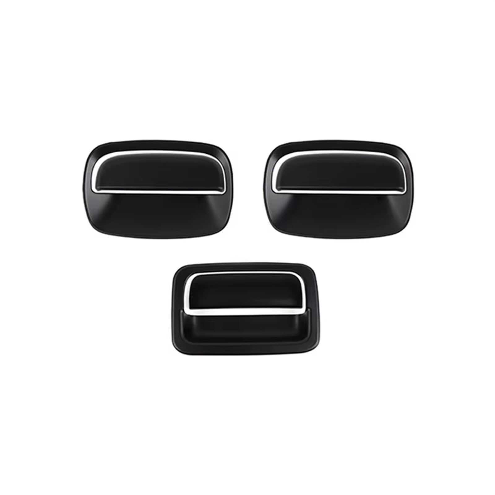 TONMHXA Kompatibel Mit Suzuki Für Jimny JB64 JB74 2019 2020 2021 2022 2023 2024 TESIN Autotürseite Hecktürgriffschalenverkleidung Auto Türgriff Abdeckung(Black) von TONMHXA
