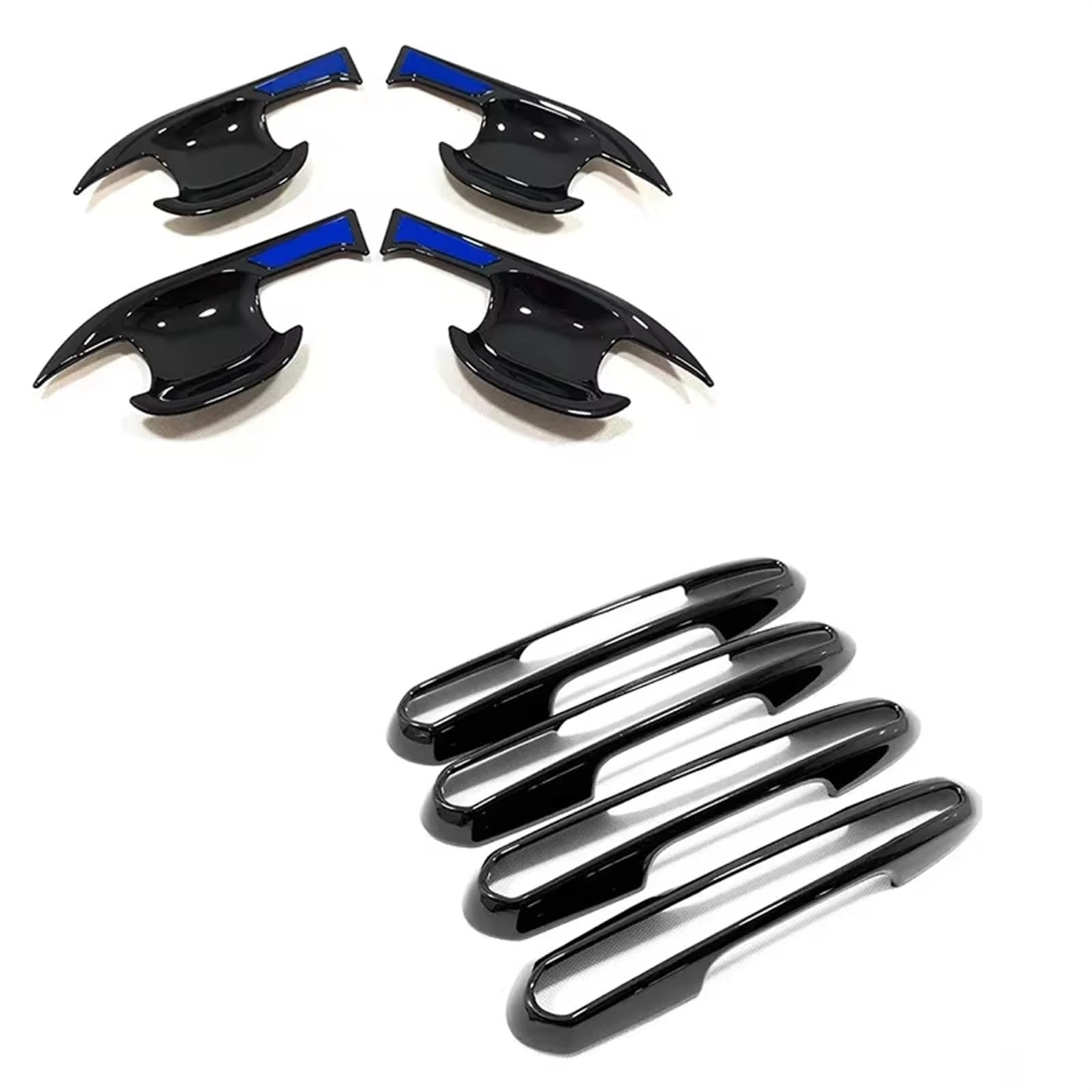 TONMHXA Kompatibel Mit Toyota Für RAV4 2019 2020 2021 2022 2023 RAV 4 XA50 Auto-Styling Türgriff-Schalenabdeckung Zierleisten-Kits Außenzubehör Auto Türgriff Abdeckung(B,Combinations) von TONMHXA
