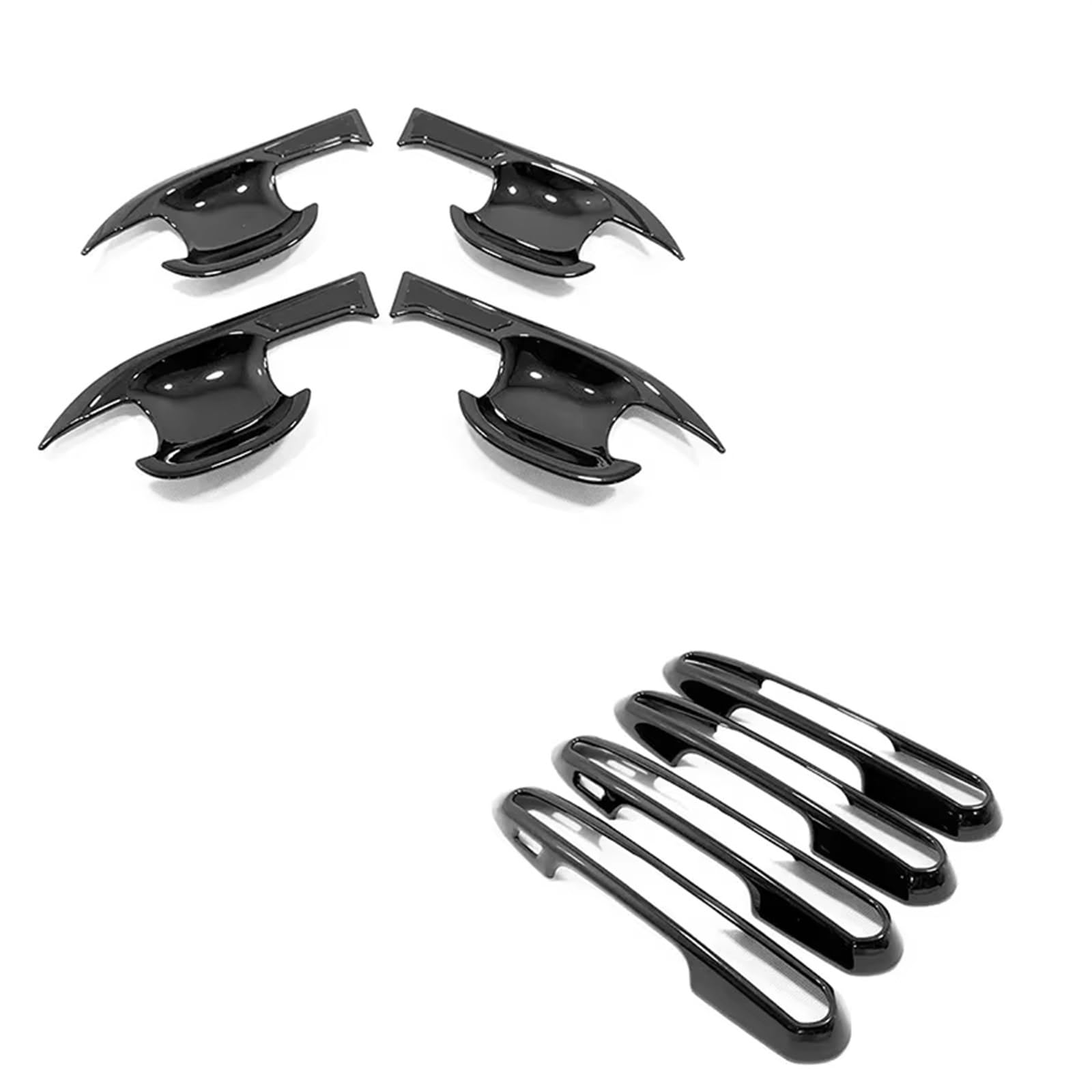 TONMHXA Kompatibel Mit Toyota Für RAV4 2019 2020 2021 2022 2023 RAV 4 XA50 Auto-Styling Türgriff-Schalenabdeckung Zierleisten-Kits Außenzubehör Auto Türgriff Abdeckung(color1,Combinations) von TONMHXA