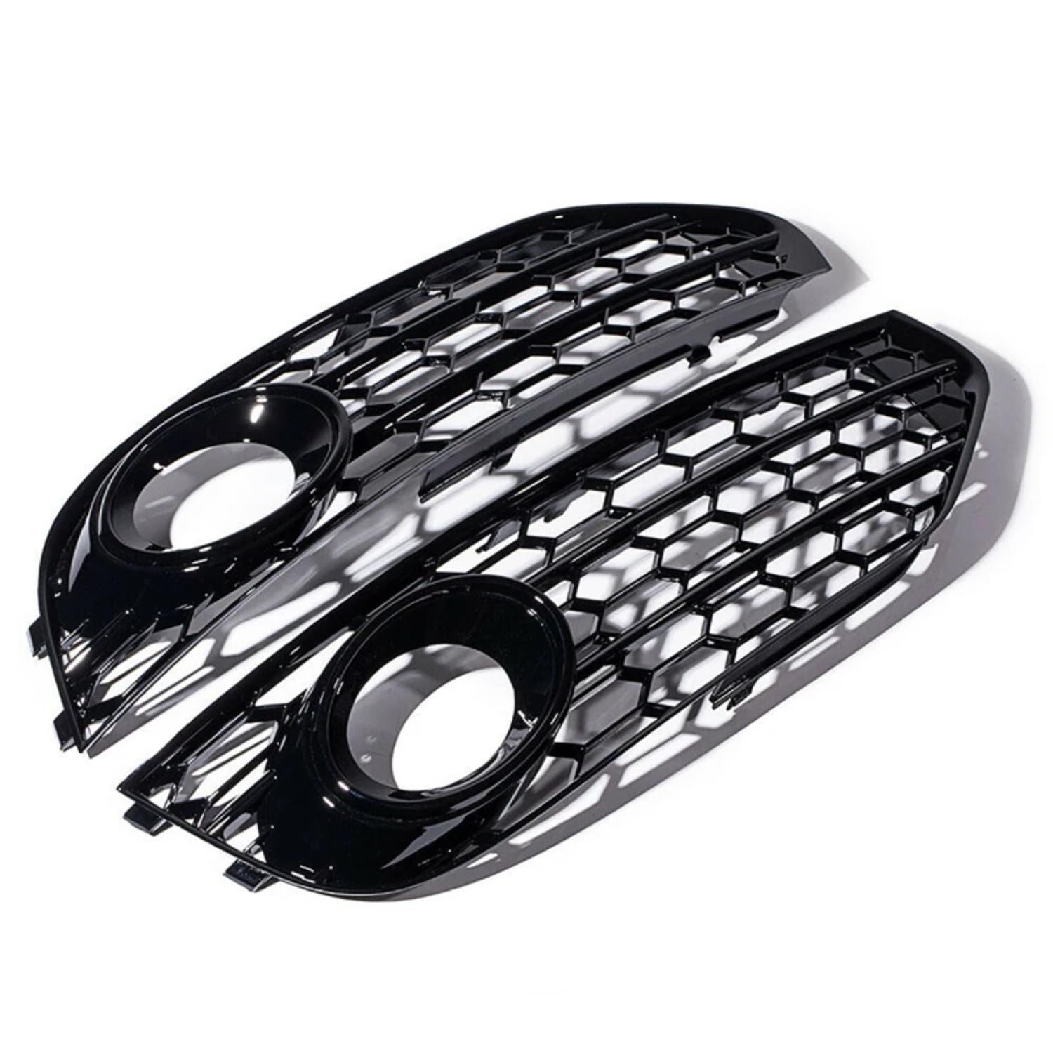 TONMHXA Lüftungsgitter Stoßfänger Kompatibel Mit A4 Für Allroad B8 B8.5 2009 2010 2011 2012 2013 2014 2015, Auto-Frontstoßstange, Nebelscheinwerfer, Grill-Abdeckung, Wabenstruktur, 8K0807682J(Black) TONMHXA Lüftungsgitter Stoßfänger Kompatibel Mit A4 Für Allroad B8 B8.5 2009 2010 2011 2012 2013 2014 2015, Auto-Frontstoßstange, Nebelscheinwerfer, Grill-Abdeckung, Wabenstruktur, 8K0807682J(Black) von TONMHXA