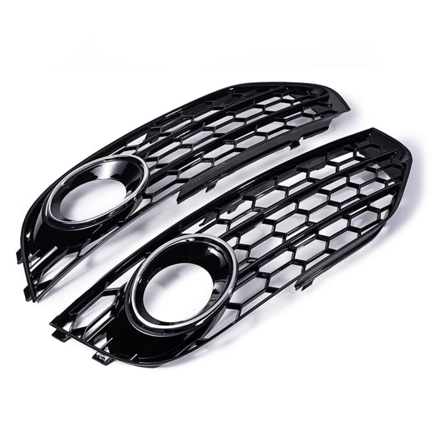 TONMHXA Lüftungsgitter Stoßfänger Kompatibel Mit A4 Für Allroad B8 B8.5 2009 2010 2011 2012 2013 2014 2015, Auto-Frontstoßstange, Nebelscheinwerfer, Grill-Abdeckung, Wabenstruktur, 8K0807682J(Chrome) TONMHXA Lüftungsgitter Stoßfänger Kompatibel Mit A4 Für Allroad B8 B8.5 2009 2010 2011 2012 2013 2014 2015, Auto-Frontstoßstange, Nebelscheinwerfer, Grill-Abdeckung, Wabenstruktur, 8K0807682J(Chrome) von TONMHXA