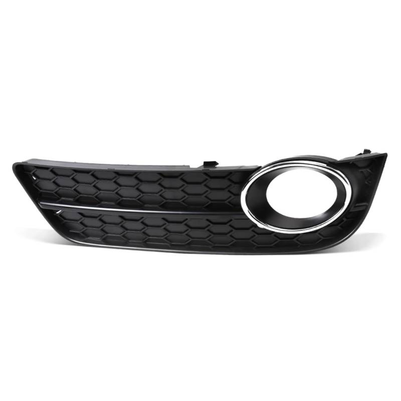 TONMHXA Lüftungsgitter Stoßfänger Kompatibel Mit A5 Für Sportback 2008 2009 2010 2011 Auto-Frontstoßstange Nebelscheinwerfer Lampengitter Grillabdeckung Schwarz 8T0807681 8T0807682(Only Left) von TONMHXA