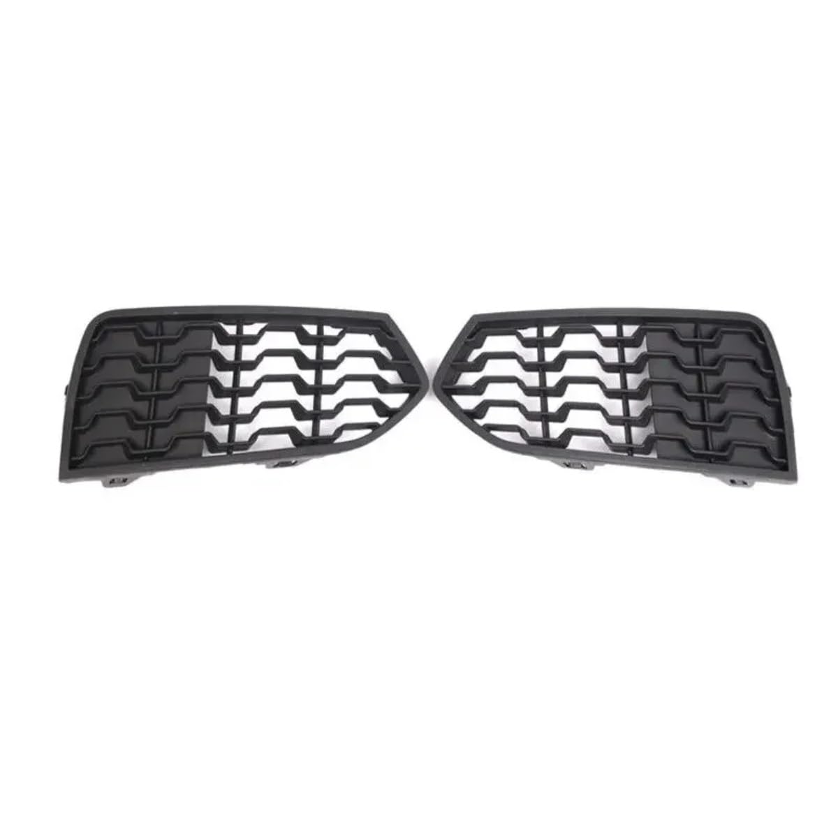 TONMHXA Lüftungsgitter Stoßfänger Kompatibel Mit Für F22 F23 2012 2013 2014 2015 2016 2017 2018 2019 Auto-Frontstoßstange Nebelscheinwerfergitter Lampengrill 51118056798(Matte Black-Pair) von TONMHXA