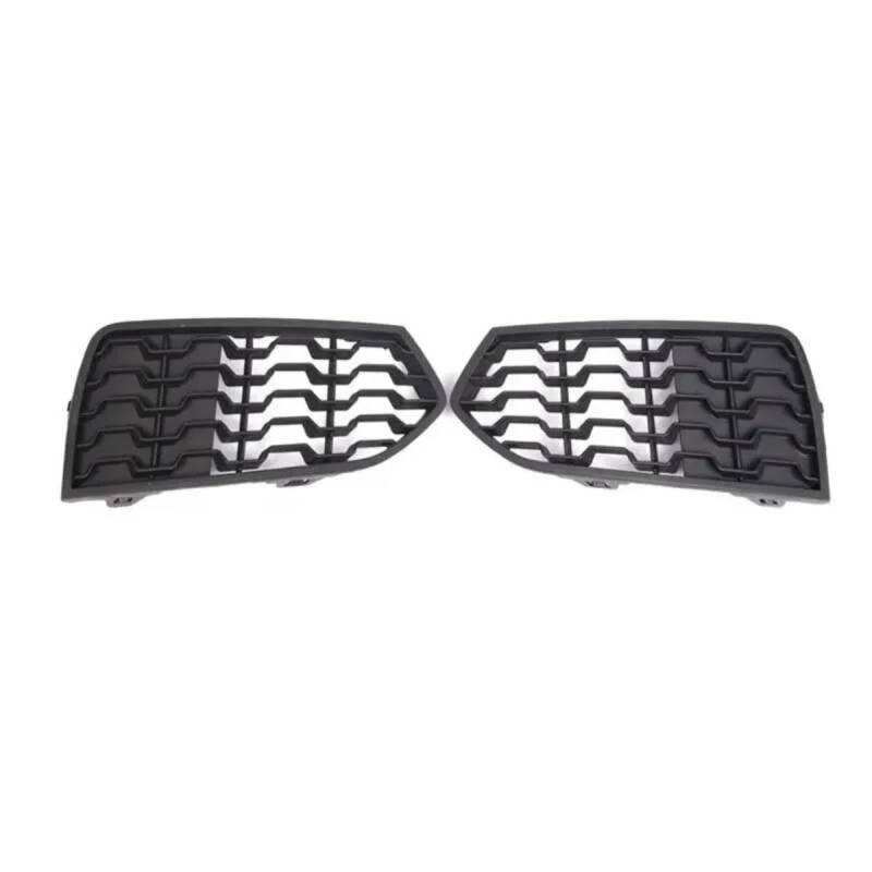 TONMHXA Lüftungsgitter Stoßfänger Kompatibel Mit Für F22 F23 2012 2013 2014 2015 2016 2017 2018 2019 Auto-Frontstoßstange Nebelscheinwerfergitter Lampengrill 51118056798(Matte Black-Pair) von TONMHXA