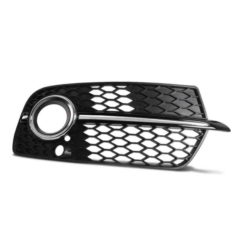 TONMHXA Lüftungsgitter Stoßfänger Kompatibel Mit Q5 Für Sline 2013 2014 2015 2016 2017 Auto-Frontstoßstange Lichtabdeckung Nebelscheinwerfer Wabengrill 8RO807681S 8RO807682M(Right) von TONMHXA