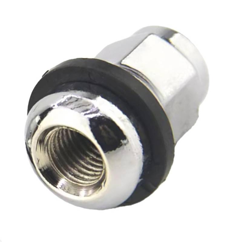 TONMHXA Radmuttern Kompatibel Mit Accord Für Civic 12 X 1,5 Autozubehör Radmuttern Auto-Rad-Radmutter-Stil Lugs Rad-Stahl-Radschrauben(with Rubber Ring-1pc) von TONMHXA