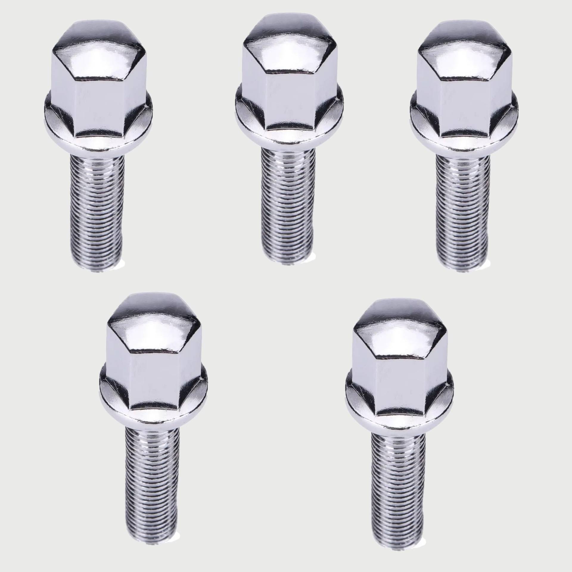 TONMHXA Radmuttern Kompatibel Mit Benz Für CLK Für W209 1992-2009 5/10 Stück M12x1,5 Autoradschrauben Reifenmuttern Aluschraube 40 Mm Länge Autoreifenmutter Radbolzen(5PCS) von TONMHXA