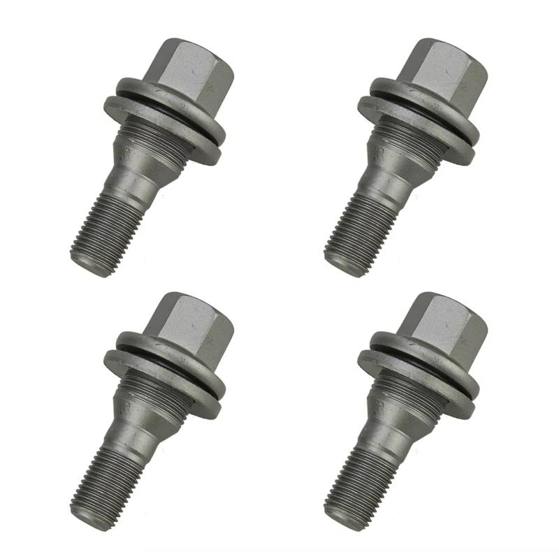 TONMHXA Radmuttern Kompatibel Mit Citroen Für C2 C3 C4 C5 C6 4 Stück 17 Mm Sechskant-Radmuttern Schrauben Radstahl-Radschrauben Radschrauben Radmutter OEM: 9817024580 von TONMHXA