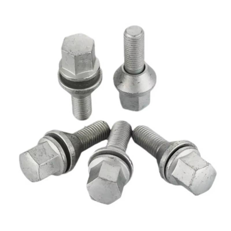TONMHXA Radmuttern Kompatibel Mit Dacia 1 Stück M12x1,5 Sechskant 17 Mm Länge 57 Mm Gewindelänge 25 Mm Radschrauben Radnabenschraube Anzug Radschrauben Muttern Radmutter von TONMHXA