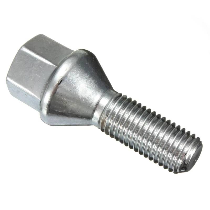 TONMHXA Radmuttern Kompatibel Mit E21 E30 E36 E46 E90 E91 E92 E93 3er 1975–2012 1/4 Stück Radmutter Bolzen Radbolzen Legierung M12 X 1,5 Mm Reifenschraubenbolzen(1PCS) von TONMHXA