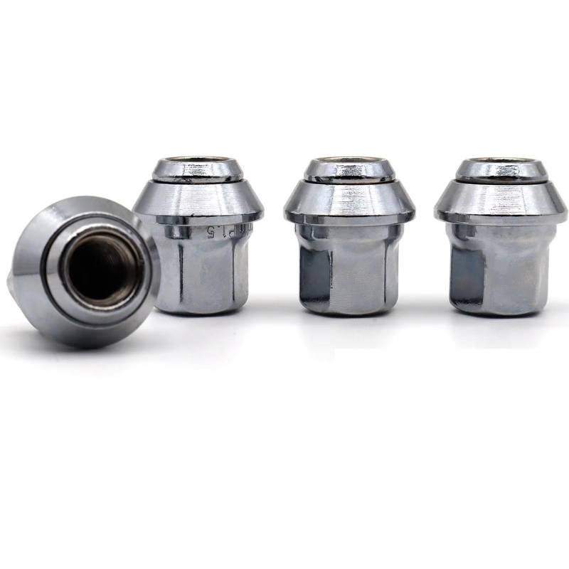 TONMHXA Radmuttern Kompatibel Mit Ford Für Fusion 2002 2003 2004 2005 2006 2007 2008 2009 2010 2011 2012 4X M12X1.5 19mm Sechskant-Autoschrauben Zubehör Auto-Leichtmetallrad von TONMHXA