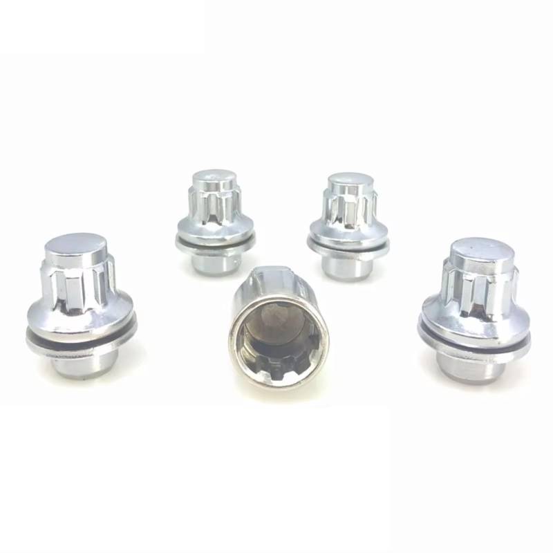 TONMHXA Radmuttern Kompatibel Mit Jaguar Für F-Type 2014 2015 2016 1 Set M12x1,5 Standard-Radmuttern Radsicherungsschrauben Reifenschraube Radmutter von TONMHXA