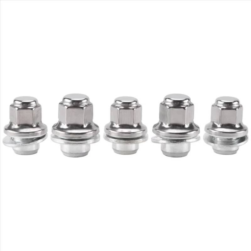 TONMHXA Radmuttern Kompatibel Mit Jaguar Für X-Type 1999 2000 2001 2002 2003 2004 2005 2006 2007 2008 2009 2010 2011. 5-teilige Radbolzen-Stehmutter von TONMHXA