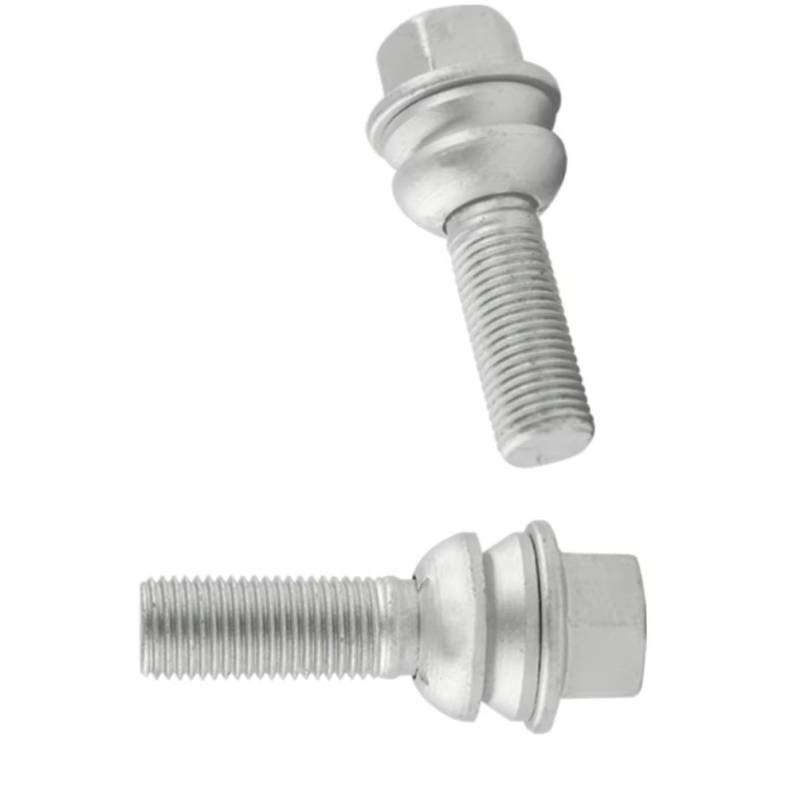 TONMHXA Radmuttern Kompatibel Mit Q3 Für Q5 Für Q7 4PC Ersatz-Autoreifen-Stärkungsschraube Radschrauben Autoreifenmutter Radbolzen Radschrauben Muttern Schrauben(19 Socket) von TONMHXA