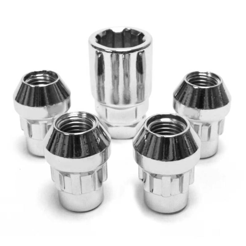 TONMHXA Radmuttern Kompatibel Mit Range Für Rover Für L405 2013 2014 2015 2016 2017 22 Mm Sechskant M14 X 1,5 Radmutter Mit Sicherungsring Radmutter Leichtmetallradschrauben Radmutter von TONMHXA
