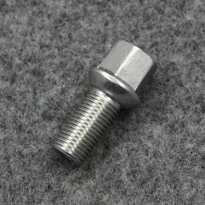 TONMHXA Radmuttern Kompatibel Mit VW Für Golf 6 Für CC Autoreifenmutter Radbolzen Radnabe Reifenschraube Bolzen Rad Stahl Radschrauben Autoreifenschrauben von TONMHXA