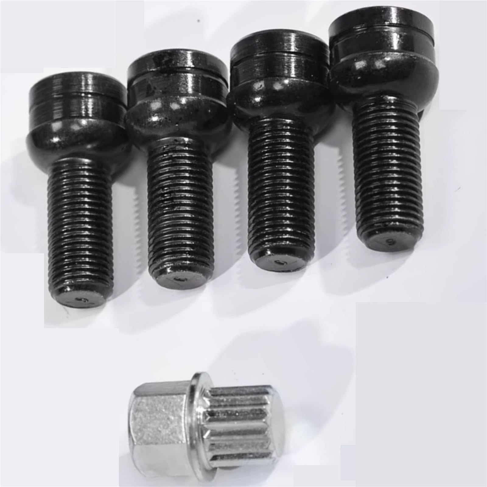 TONMHXA Radmuttern Kompatibel Mit VW Für Golf Für J&etta Für Beetle 1 Set 17 Mm Radschraubenbolzen Und Sicherungsradmutter Radstahlradschrauben Autoreifenmutter Radbolzen TONMHXA Radmuttern Kompatibel Mit VW Für Golf Für J&etta Für Beetle 1 Set 17 Mm Radschraubenbolzen Und Sicherungsradmutter Radstahlradschrauben Autoreifenmutter Radbolzen von TONMHXA