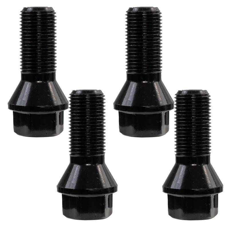 TONMHXA Radmuttern Kompatibel Mit X1 X2 X3 X4 X5 X6 E70 E71 F20 F25 320i M8 4 Stück Autoradschrauben Mutter Stahlradzubehör Teile OEM: 36136781151 von TONMHXA