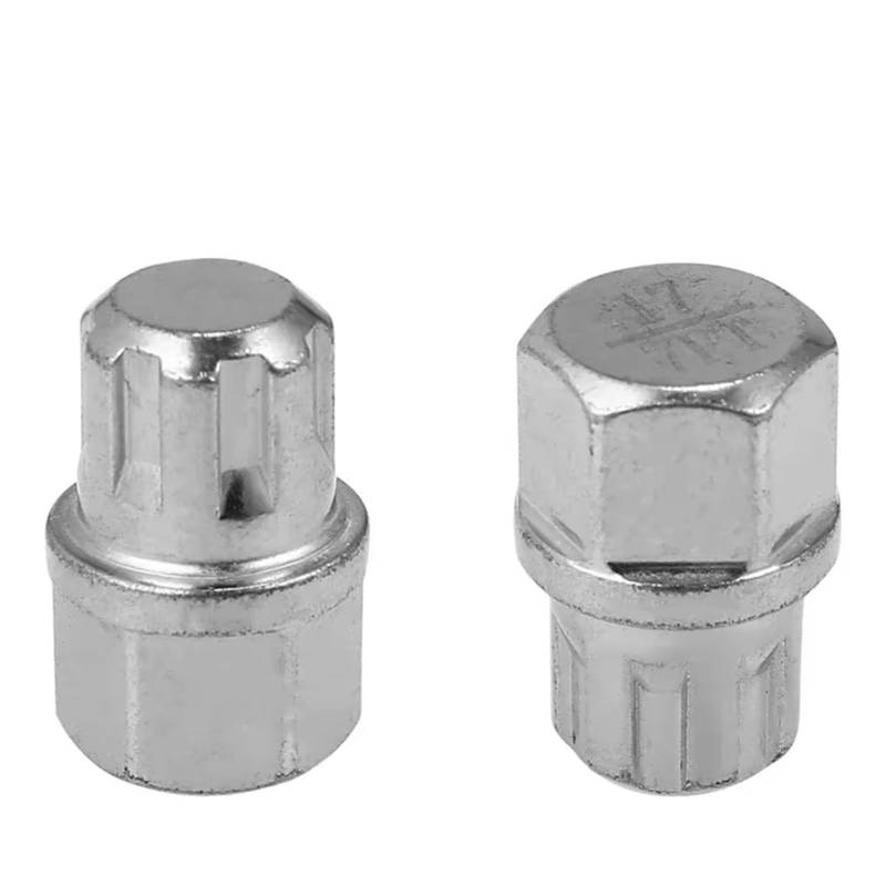 TONMHXA Radmuttern Kompatibel mit 17/7PT 20 x 30 mm Auto-Festkörper-Auto-Anti-Diebstahl-Radschloss-Radmutter-Schrauben-Entfernungsschlüssel Auto-Felgen-Sicherungsmuttern Lock-Radmutter von TONMHXA