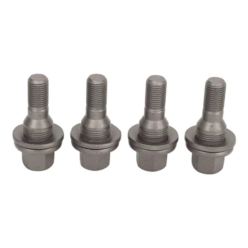 TONMHXA Radmuttern Kompatibel mit Peugeot Für 407 Für SW 2004 2005 2006 2007 2008 2009 2010 4 Stück 17mm Sechskant Rad Lug Reifenmuttern Bolzen Ersatz Radmutter OEM: 003549817 von TONMHXA