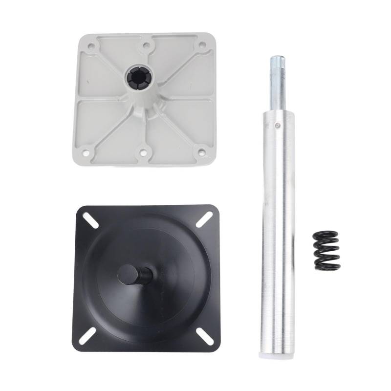 TOOLSGO 17,5 cm Drehbarer Bootssitzsockel Aluminiumlegierung Verstellbarer Marine Sitzsockel Sitz Zubehör für Boote von TOOLSGO