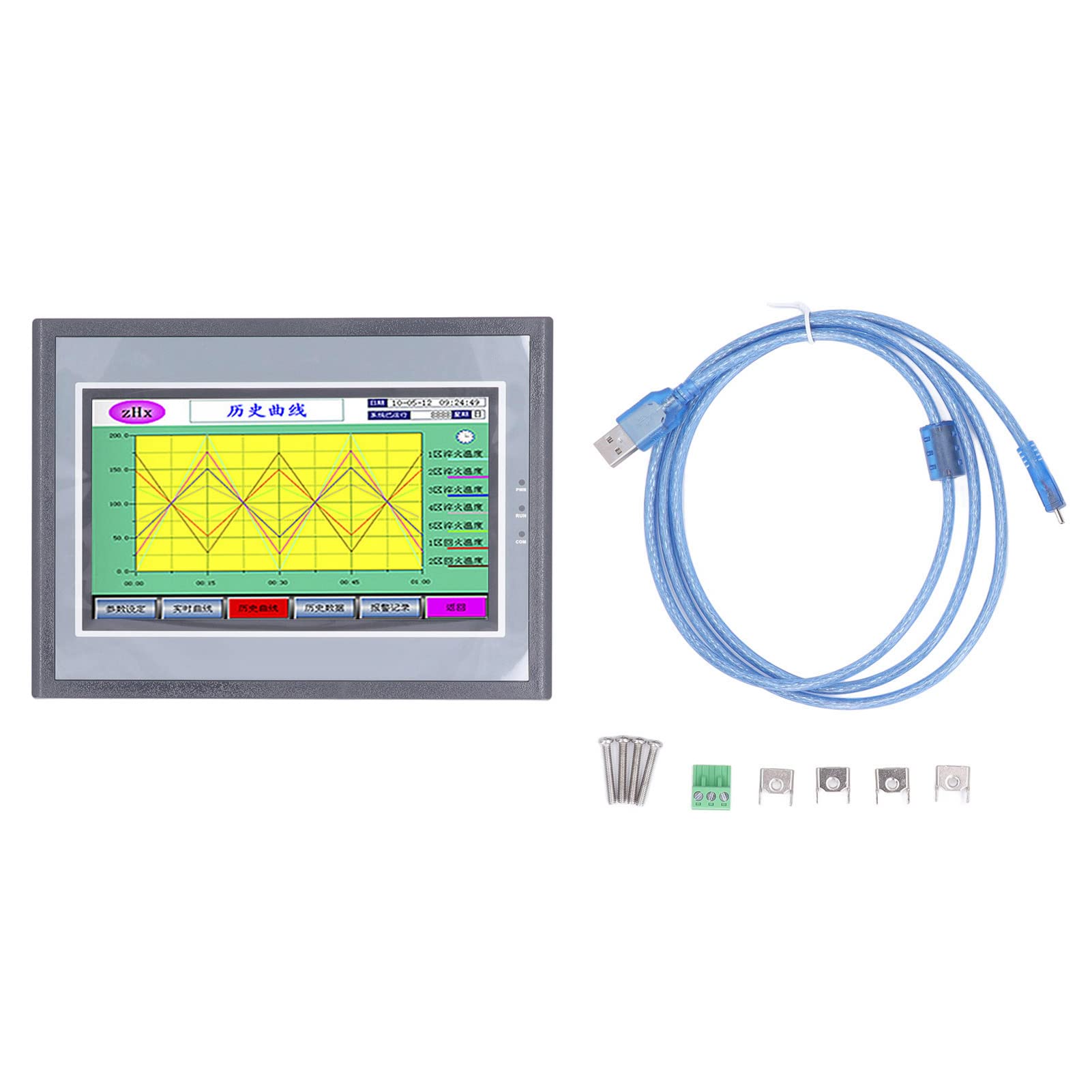 TOOLSGO Industrielle Steuerung Touchscreen TFT LCD Display Panel Ersatz 7in 800x480Px Auflösung Gute Anti Interferenz TOOLSGO Industrielle Steuerung Touchscreen TFT LCD Display Panel Ersatz 7in 800x480Px Auflösung Gute Anti Interferenz von TOOLSGO
