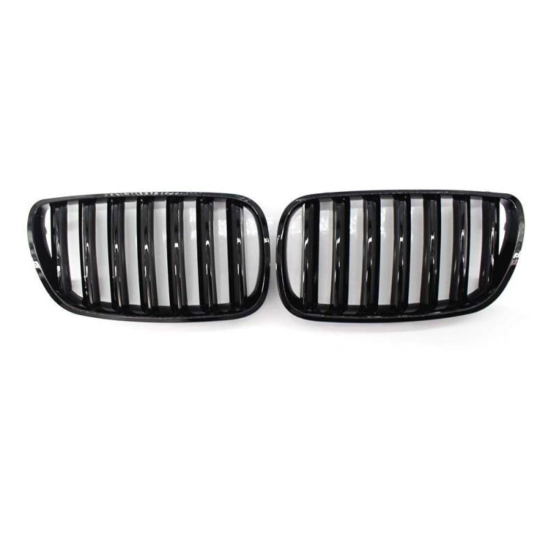 TOOWGM Frontgrill Nierensport schwarz glänzend Motorhaubengrill für BMW X3 E83 2007 2008 2009 2010 von TOOWGM