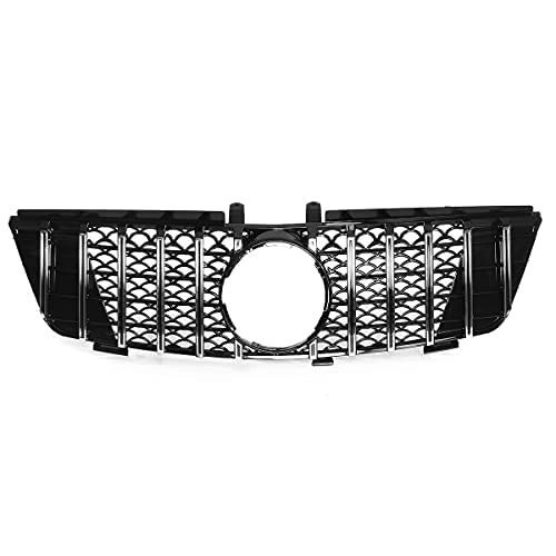 TOOWGM Kühlergrill für Mercedes Benz ML-Klasse W164 ML320 ML350 ML550 2005-2008 (Schwarz, ABS, SUV, Mercedes-Benz ML-Class W164 Vehicle Grille, Autoteile, Kühlergrill) von TOOWGM