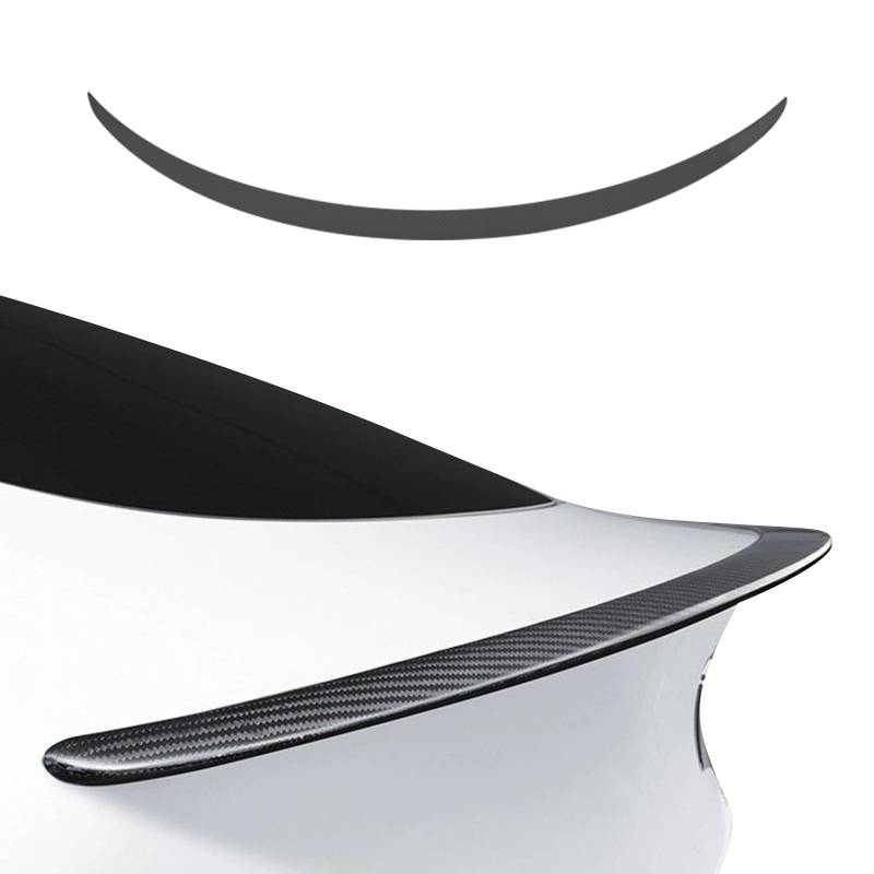 TOPABYTE Spoiler Original für Tesla Model 3 2016–2023 Heckspoiler Flügellippe Heckspoilerflügel ABS-Material Heckkofferraumlippe für Tesla 3 Zubehör (Matte Kohlefaser) von TOPABYTE