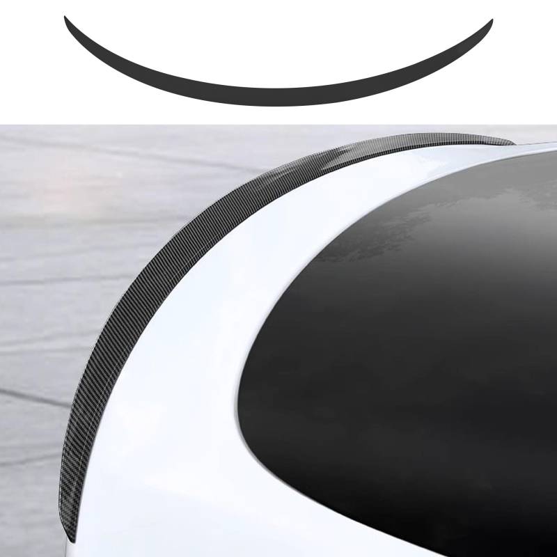 TOPABYTE Tesla Model Y Spoiler Original Heckspoiler Flügellippe für 2020-2023 Tesla Model Y Zubehör ABS (Glossy Carbon) von TOPABYTE