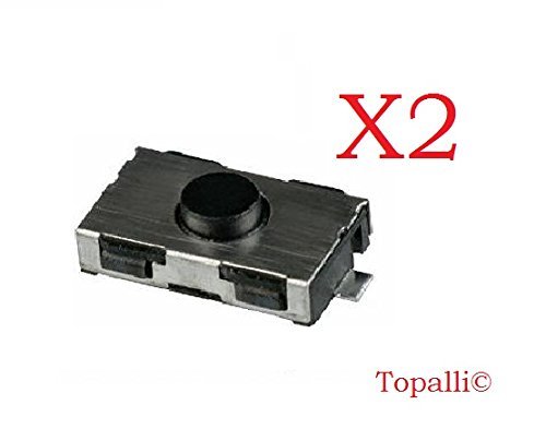 elpohl® Wechselknopf für Fernbedienung, für Funkschlüsselgehäuse, für Peugeot 206 / 107 / 307 / 406 und Citroen 2 / C / C3, 2 Stück von TOPALLI