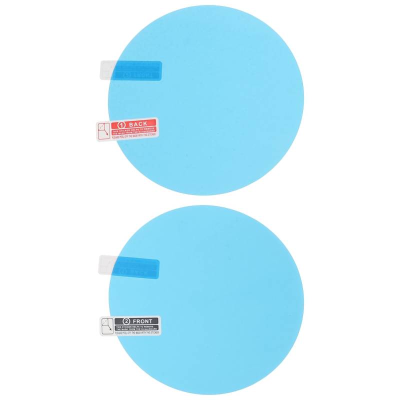 TOPBATHY 1 Paar Antibeschlagfolie Rückspiegel Autoschutz Seitenspiegel Regenfolie Spiegelfolie Rückspiegelfolie Rückspiegel Antibeschlagfolie Autoschutzfolie Blendschutzfolie The Pet Blue von TOPBATHY
