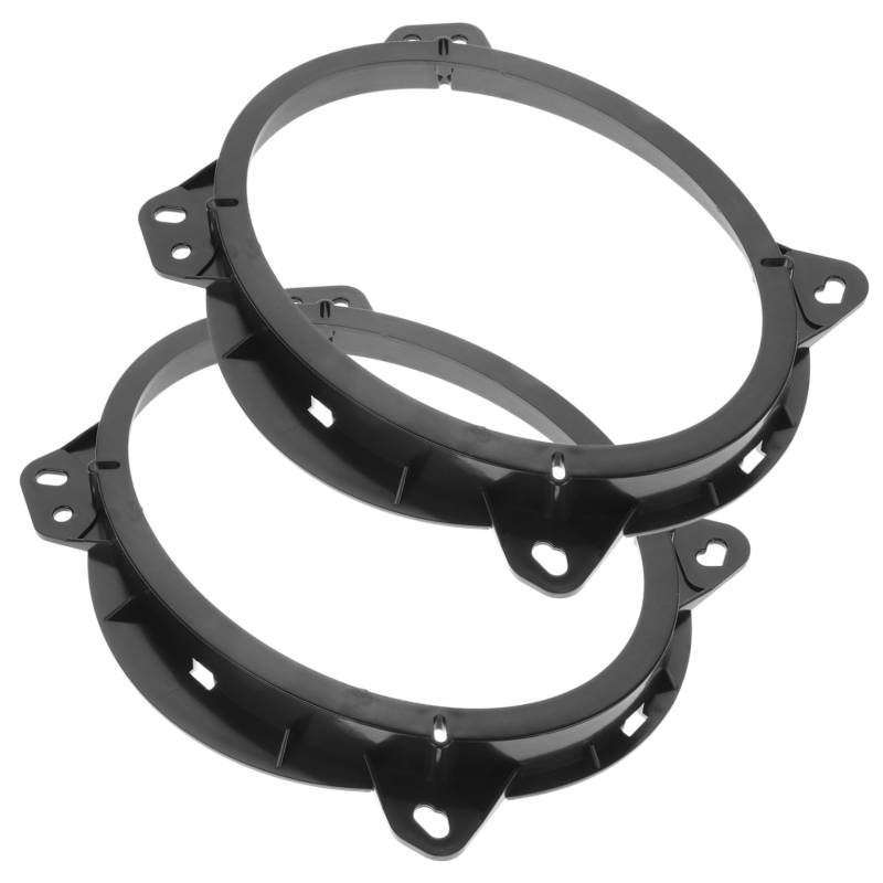 TOPBATHY 1 Paar Lautsprecherhalterung Spacer Adapter-Distanzring Universal- lautsprecher dichtung Lautsprecheradapter Adapter für Türlautsprecher-Abstandhalter Plastik Black von TOPBATHY