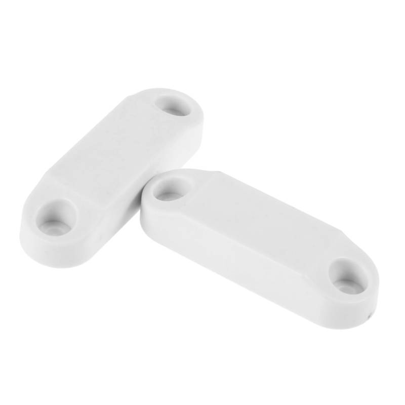 TOPBATHY 1 Paar Türschnallen Befestigungsschnallen Riegeletiketten Schrankhalter Schwerer Magnet Türschnäpper Pflicht Stay Für Türen Selbst Weißer Kunststoff von TOPBATHY