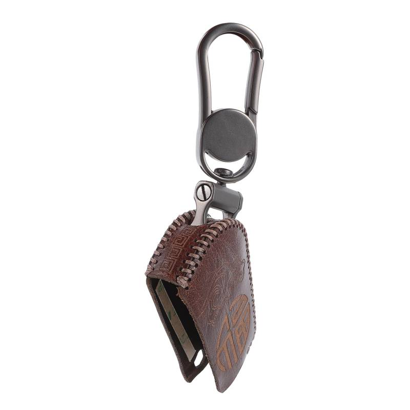 TOPBATHY 1 Satz Autoschlüsselhülle Auto schlüssel Halter Autoschlüsselschutz mit Autoschlüsselabdeckung Schild Fahrzeug Schlüsselanhänger Auto schlüssel Fall Brown von TOPBATHY