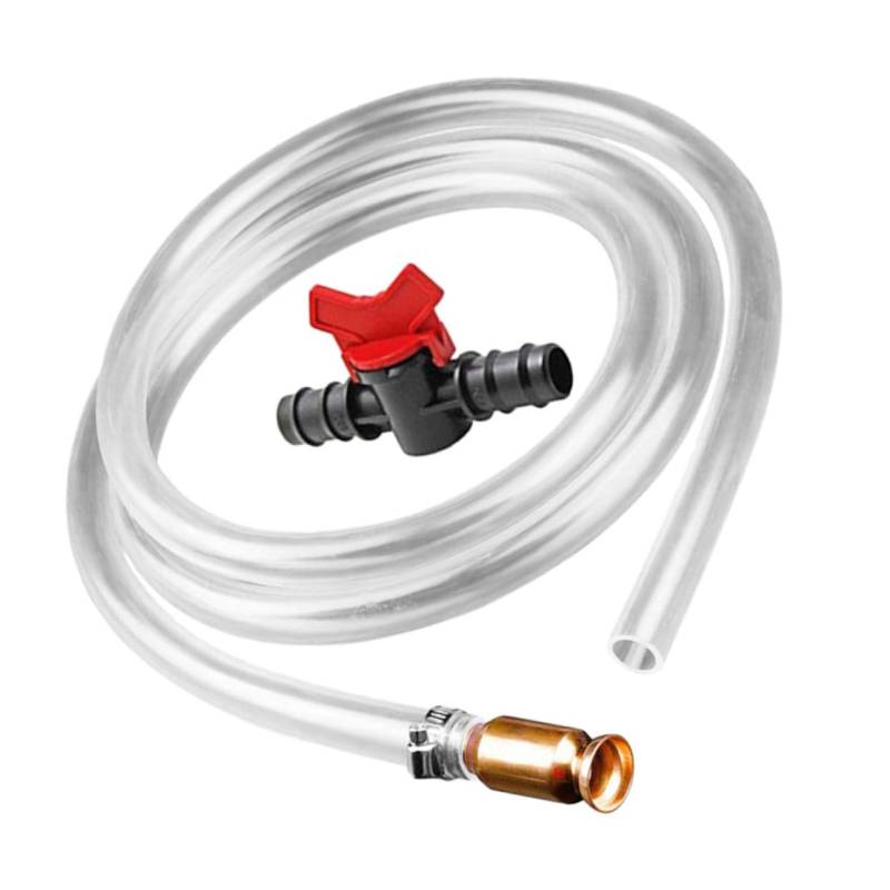 TOPBATHY 1 Satz Gassiphonpumpe Siphonpumpe Für Öl Siphonpumpe Für Wasser Benzin-siphonschlauch Gassiphon-set Siphonschlauch Für Benzin Gasheberpumpe Für Benzin Ölabsaugpumpe Metall von TOPBATHY