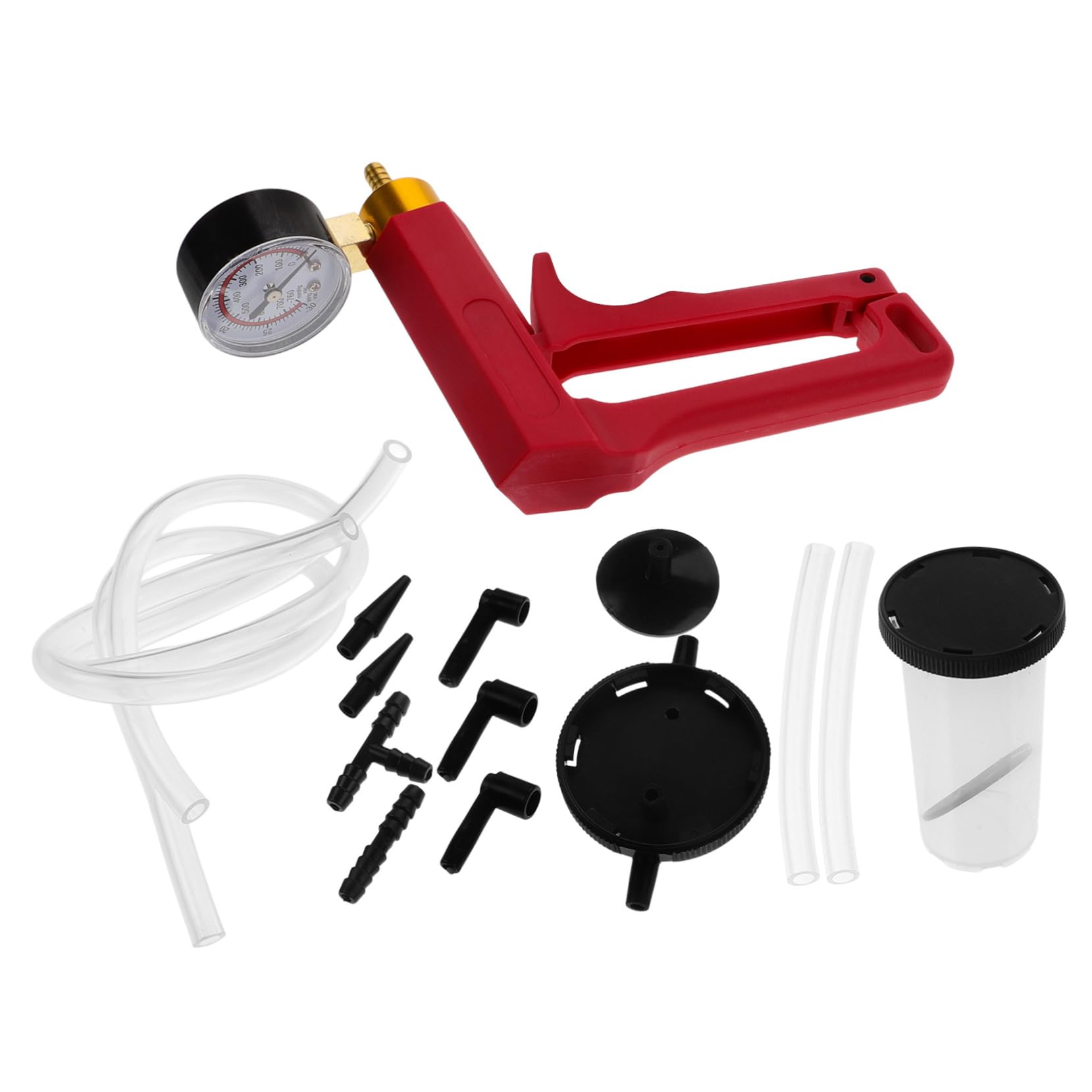 TOPBATHY 1 Satz Vakuumpumpe Saugpistole Sauger Tragbarer Griff Power Automotive Motorrad Bremspumpe Druckbremsentlüfter Bremsflüssigkeitspumpe Bremsentlüfter Kit Bremsentlüfterwerkzeug TOPBATHY 1 Satz Vakuumpumpe Saugpistole Sauger Tragbarer Griff Power Automotive Motorrad Bremspumpe Druckbremsentlüfter Bremsflüssigkeitspumpe Bremsentlüfter Kit Bremsentlüfterwerkzeug von TOPBATHY