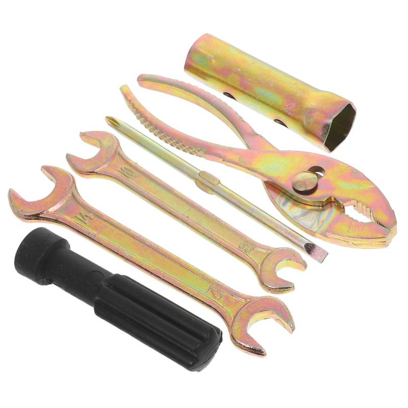 TOPBATHY 1 Set Tragbares Motorrad-wartungswerkzeug-Set Mit Zündkerzenschlüssel, Zange Und Schraubendreher Für Verschiedene Motorradmarken Und -Modelle von TOPBATHY