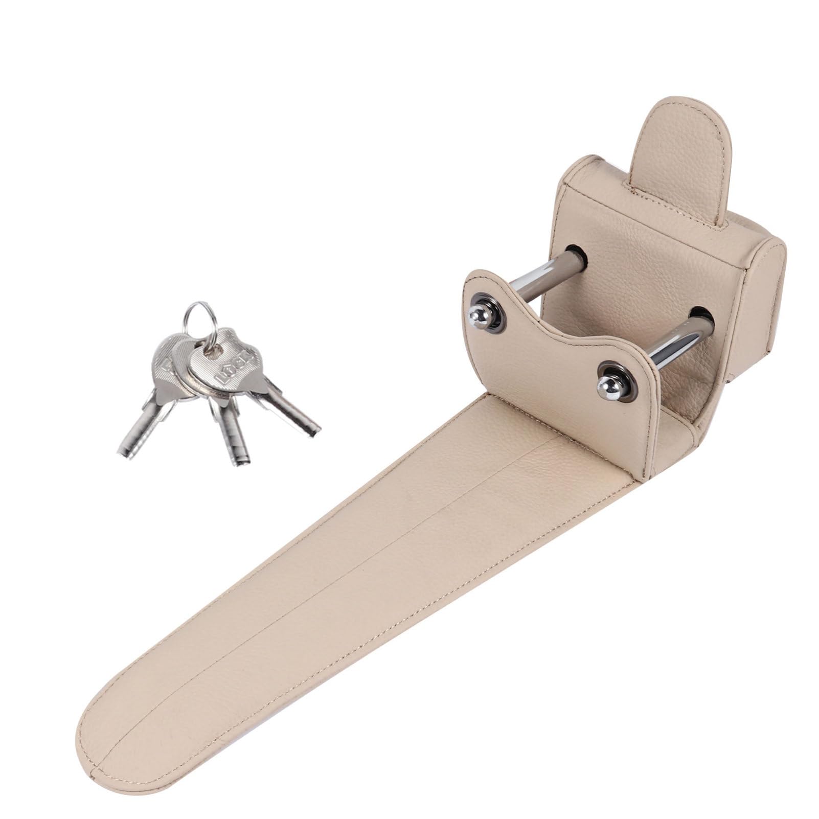 TOPBATHY 1 Stück Auto diebstahlsicherung Lenkradsperre Lenkradschloss Lenkblöcke Diebstahlsicheres Lederschloss Auto lenkrad Schloss Aluminium-Magnesium-Legierung Beige TOPBATHY 1 Stück Auto diebstahlsicherung Lenkradsperre Lenkradschloss Lenkblöcke Diebstahlsicheres Lederschloss Auto lenkrad Schloss Aluminium-Magnesium-Legierung Beige von TOPBATHY