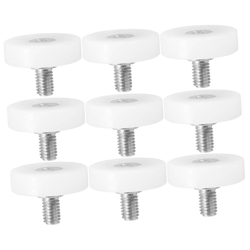 TOPBATHY 10 Stück Flaschenzug Möbelschrauben Schrankräder Kleine Räder Für Möbel Rollen Möbelrollen Für Teppichräder Ersatz Schubladenrollen Lenkrollen Kleine Rollen Weißes Nylon von TOPBATHY