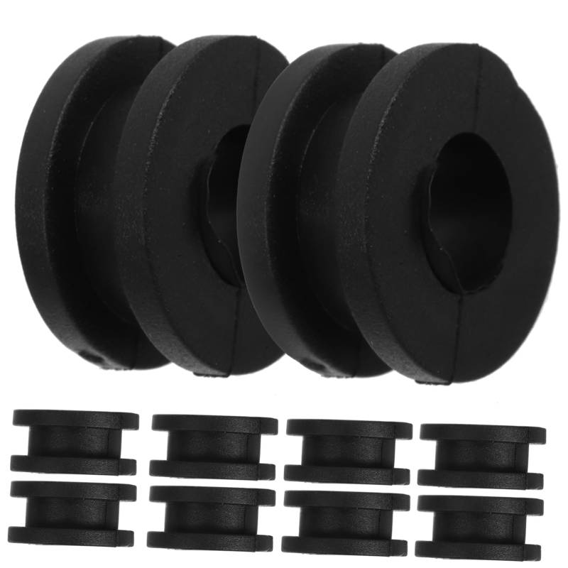 TOPBATHY 10 Stück Gummidichtung Motorradzubehör Motorrad Ersatz Motorradtülle Gummitüllen Für Motorrad Gummischeiben Für Motorrad Schwarz von TOPBATHY