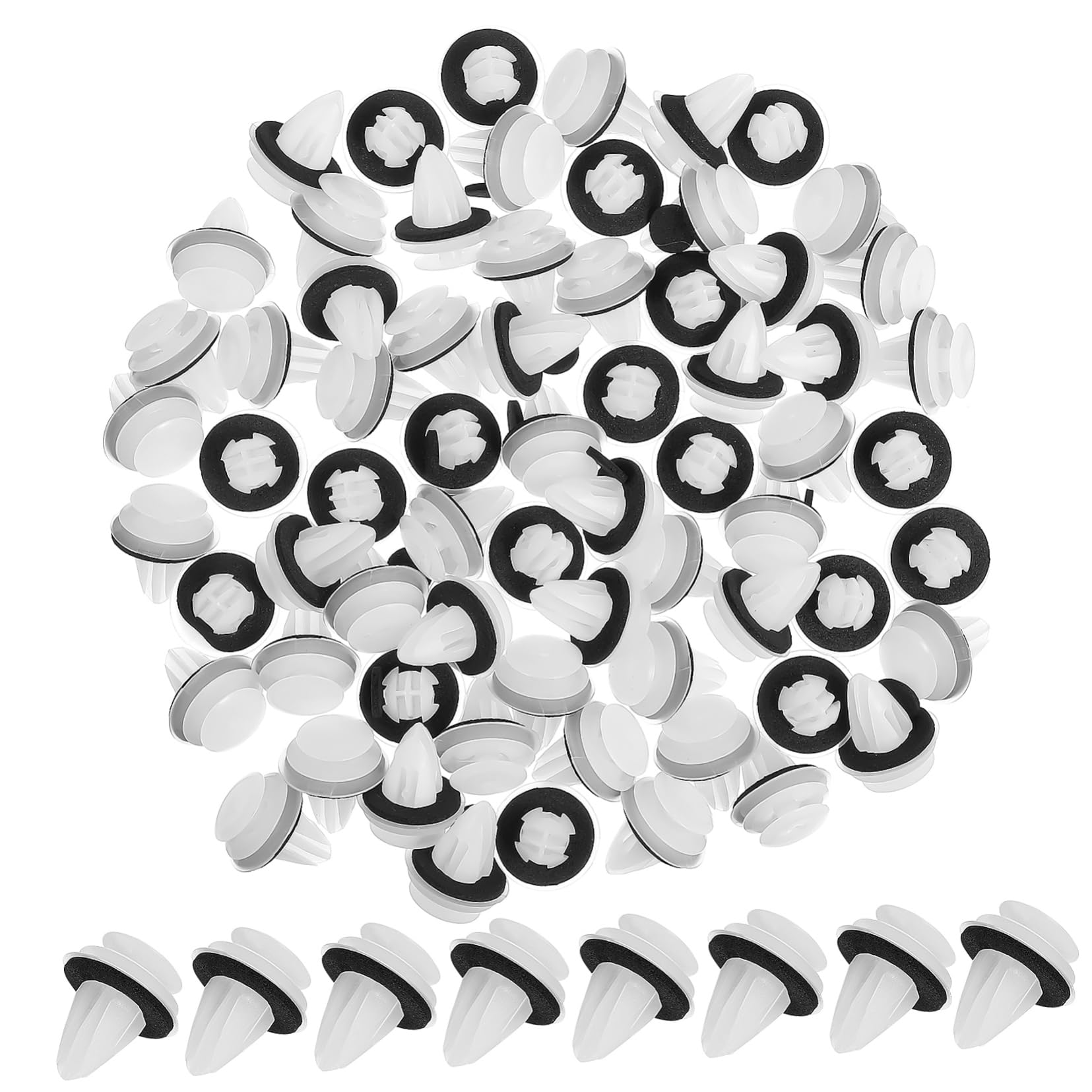 TOPBATHY 100 Stück Schnalle der Türverkleidung Clips Auto Panel Retainer trimmen Türverkleidungsclip Türverkleidungs-Halterungs-Zierklammern Türverkleidungs-Halteclip Plastik Weiß TOPBATHY 100 Stück Schnalle der Türverkleidung Clips Auto Panel Retainer trimmen Türverkleidungsclip Türverkleidungs-Halterungs-Zierklammern Türverkleidungs-Halteclip Plastik Weiß von TOPBATHY